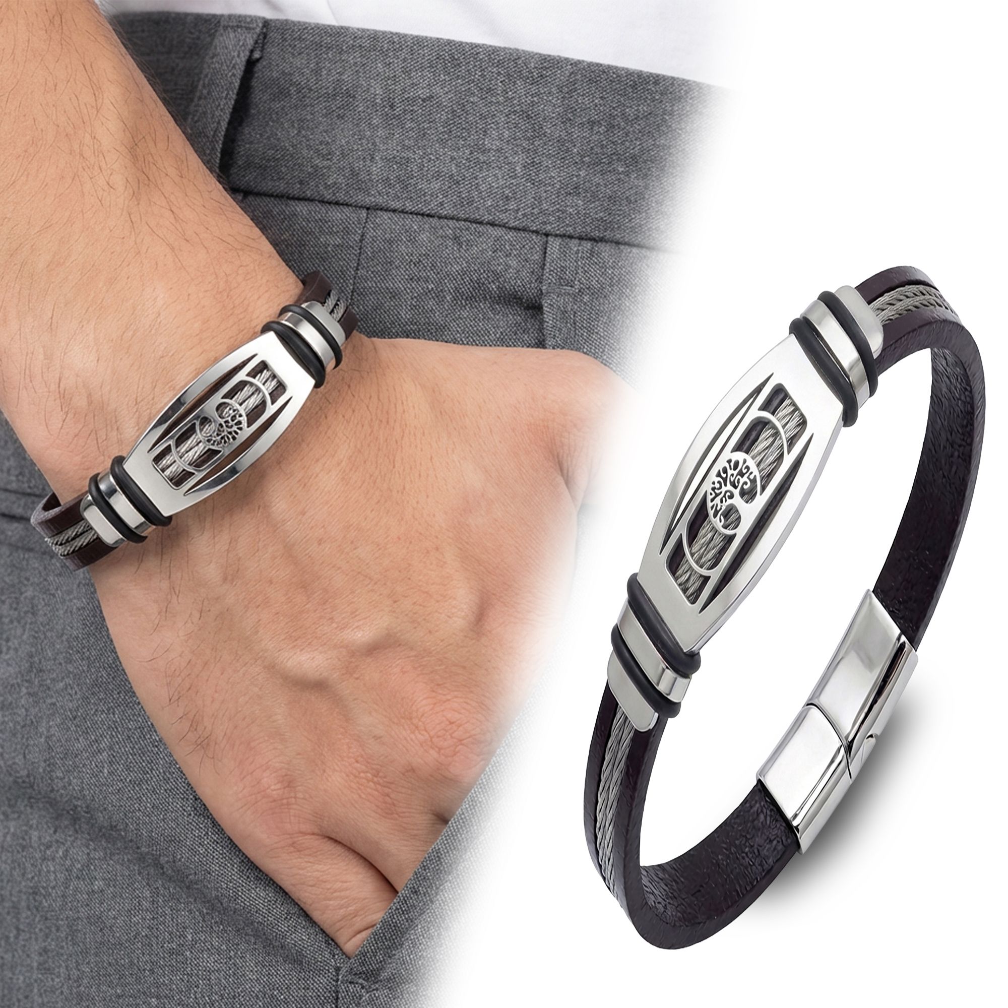                  Erkek Aksesuarları > Toptan Erkek Bileklik Modelleri > Erkek Çelik Bileklik             