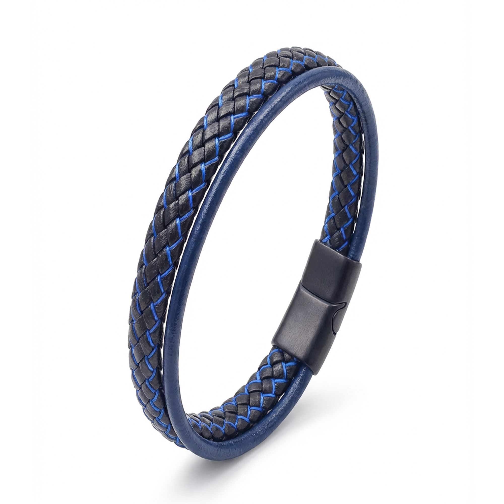 
             Ranel Takı Mavi Renk Çoklu Deri Bileklik 38103B5D2 
        