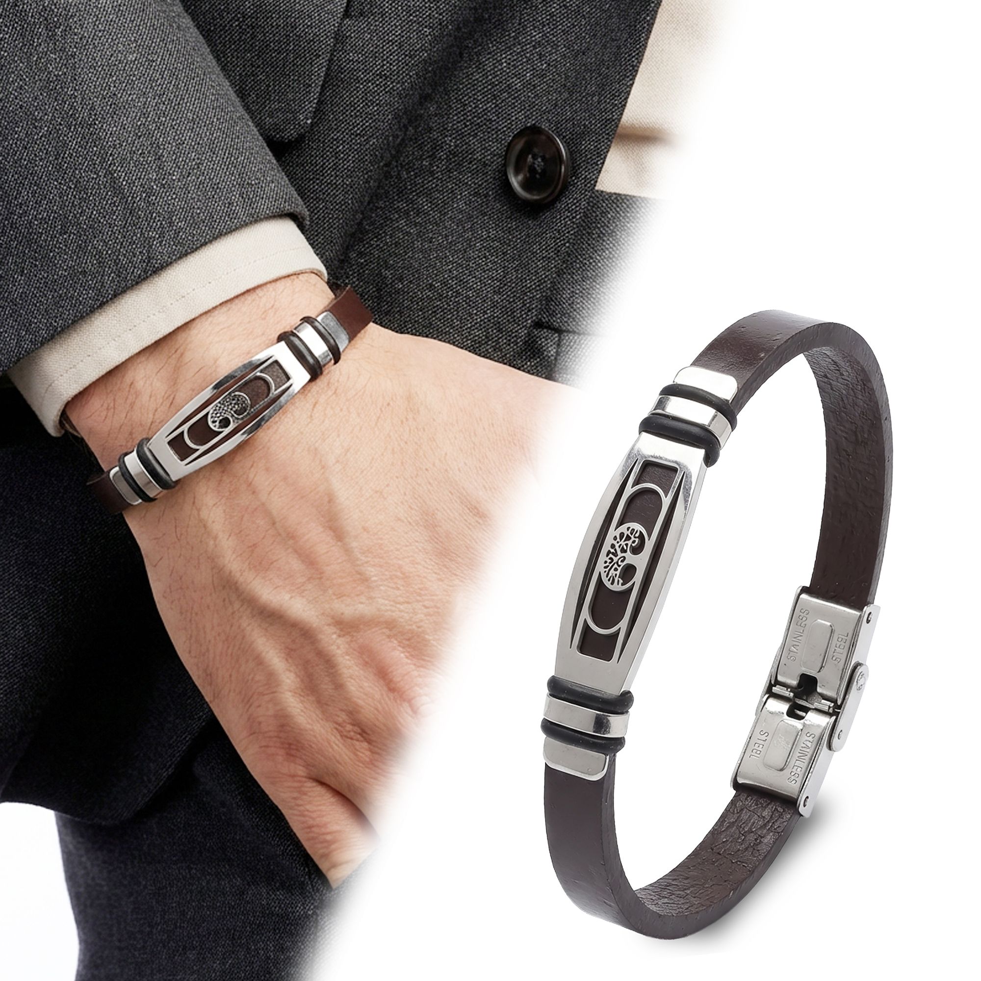                  Erkek Aksesuarları > Toptan Erkek Bileklik Modelleri > Erkek Çelik Bileklik             