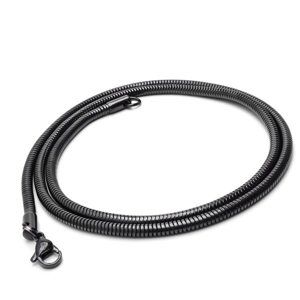 
             Ranel Takı Spiral Çelik Kolye 3Mm 3810CEK048 
        