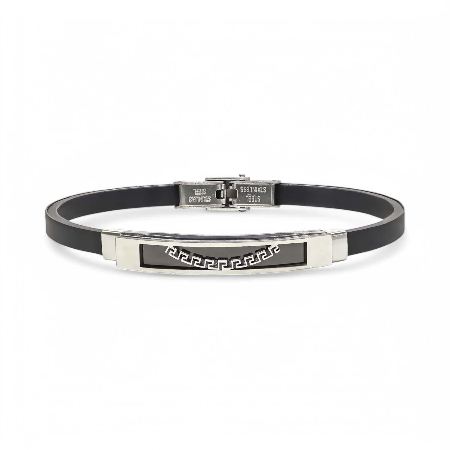 
             Ranel Takı Desenli Çelik Bileklik 3810SCB030 
        