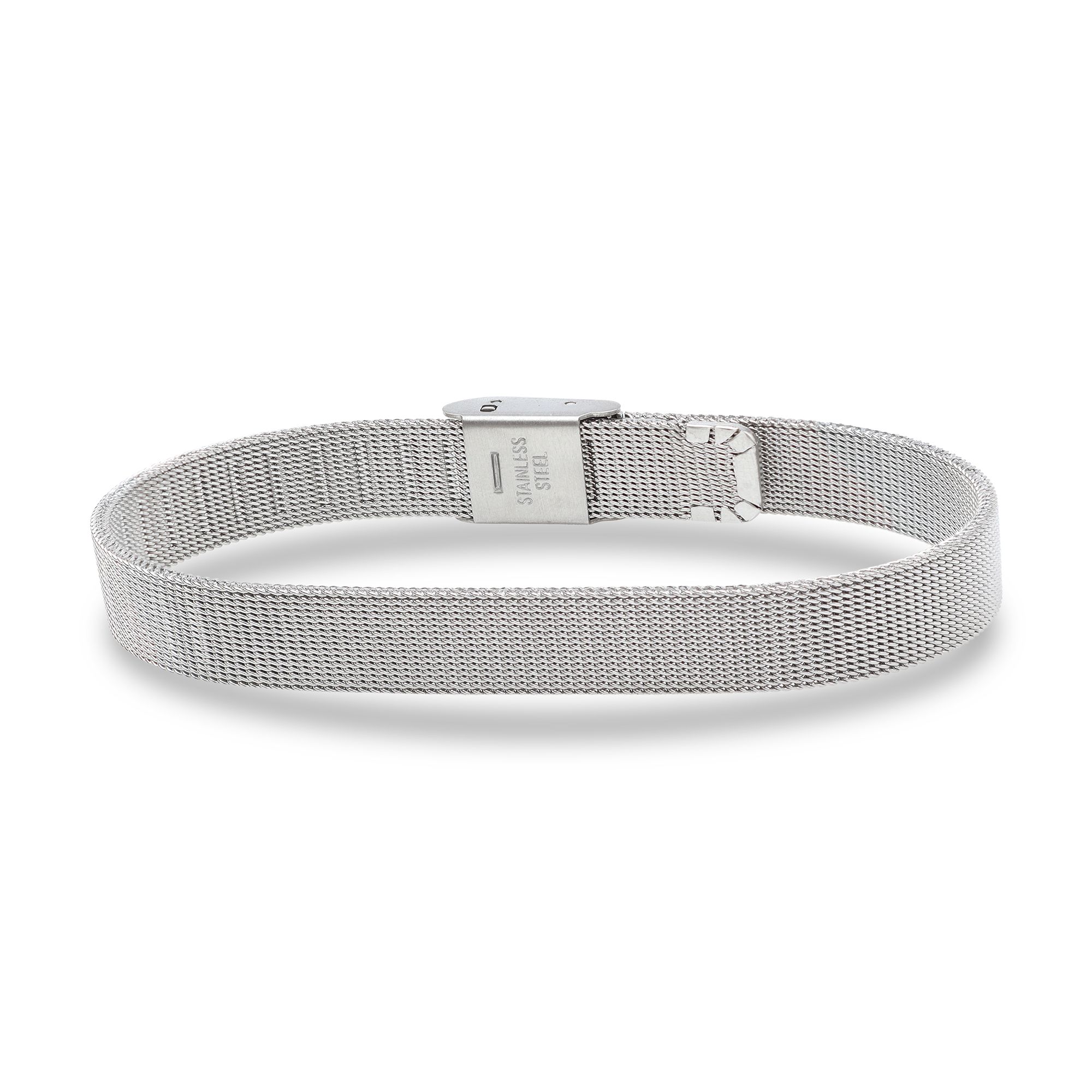 
             Ranel Takı Hasır Örgü Çelik Bileklik 38101G4D2M 
        