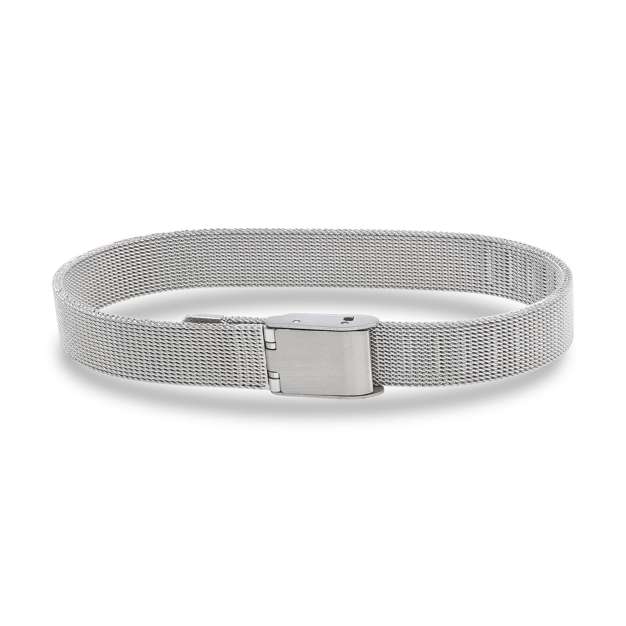 
             Ranel Takı Hasır Örgü Çelik Bileklik 38101G4D2M 
        